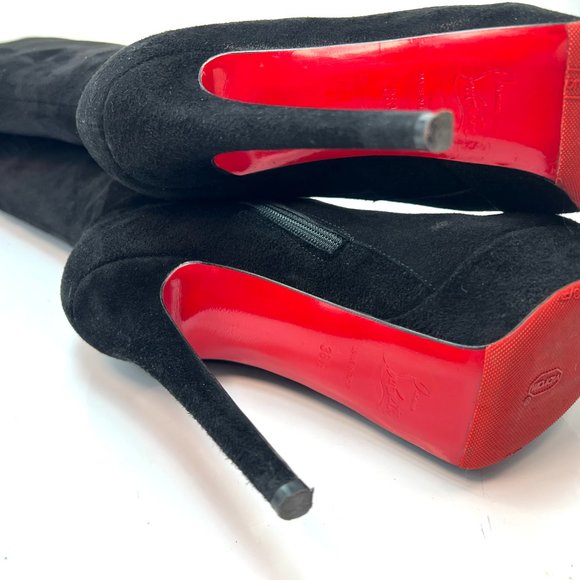 🌷❤️🔥SPRING SALE 🔥 FINAL PRICE Christian Louboutin Bianca Botta 140 Boot 36.5 - Picture 7 of 8